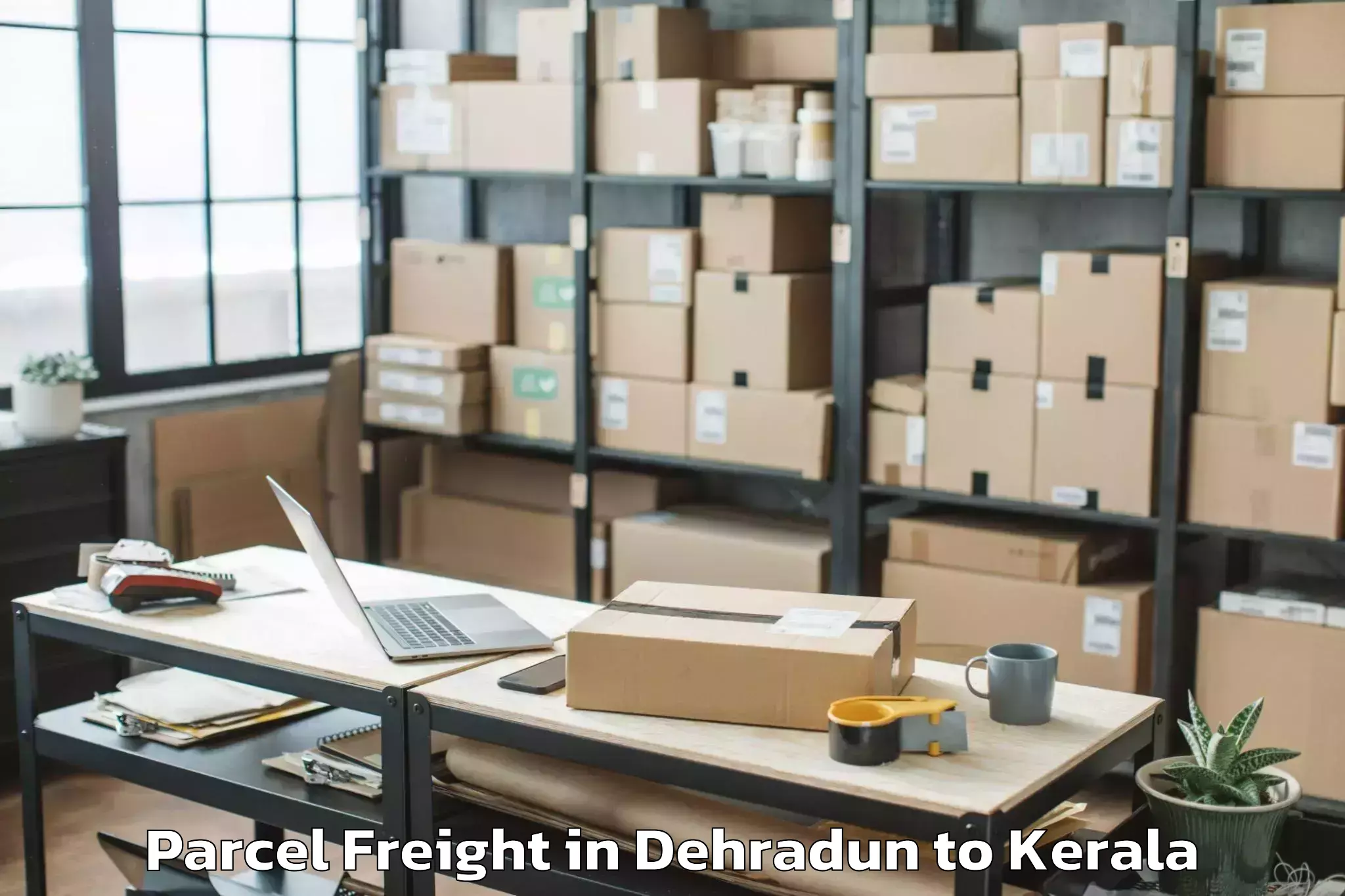 Book Your Dehradun to Kannur Parcel Freight Today